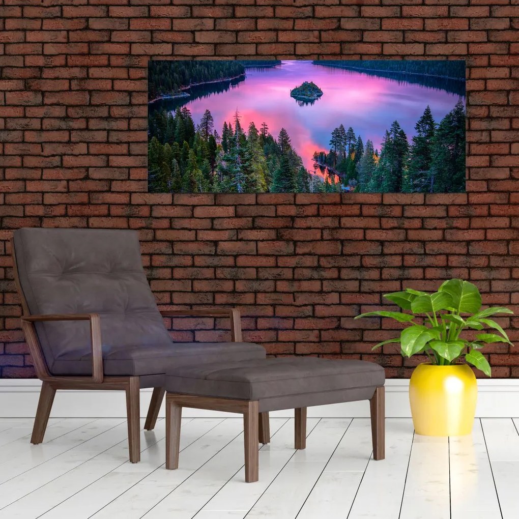 Tablou - Lacul Tahoe, Sierra Nevada, California, SUA (120x50 cm)