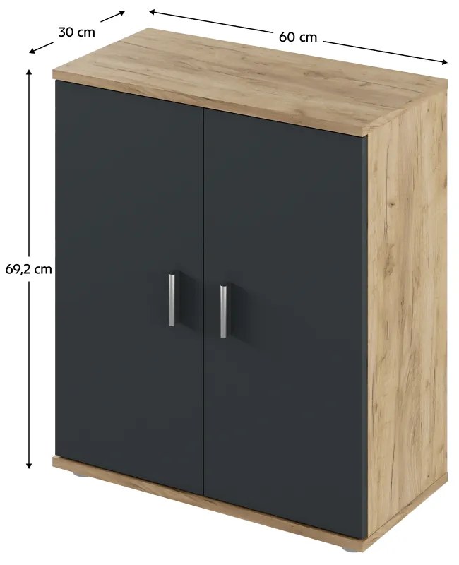Dulap ADELI tip 1, stejar Artisan