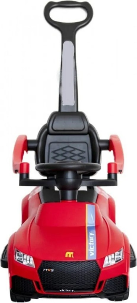 Masinuta copii si bebe NOVOKIDS™ Victory Car, Cu melodii si lumini, Maner de impins pentru parinti detasabil, Functie trotineta fara pedale, Pentru