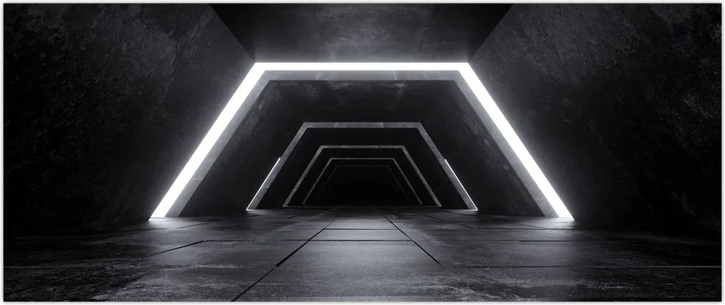 Tablou - Tunel futurist (120x50 cm)