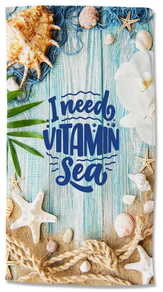 Prosop de plajă din catifea 100x180 cm Vitamin Sea – Good Morning