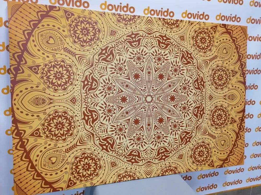 Tablou Mandala ornamentală cu dantelă