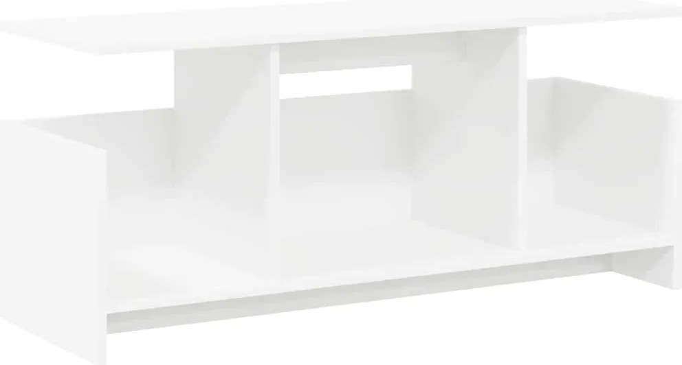 vidaXL Support TV Alb 102 x 35 x 45 cm Lemn compozit