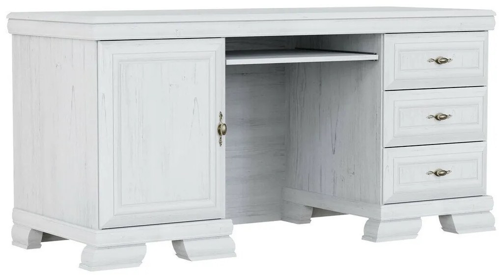 Set de mobilier Parma B121Pin Anderson, Părți separate, Cu masa de birou, Cu componente suplimentare, Sticlă, PAL laminat