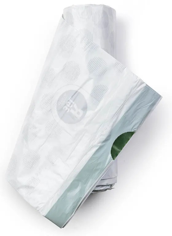 Saci de gunoi Brabantia PerfectFit Bo 1005588, Dimensiune R, 36 L, 20 buc, Alb