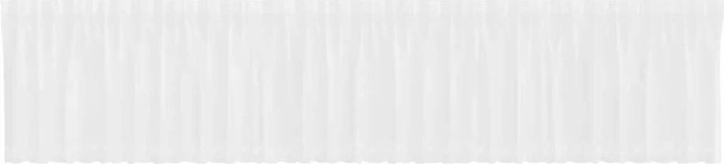 vidaXL Cortină din Dantelă cu perdele Alb 120 x 750 cm Poliester