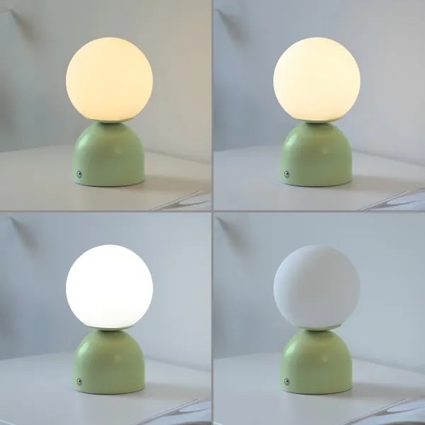 Schöner Wohnen 19218-43 - Lampă de masă LED RUDI, dimabilă, LED/1,2W/5V, verde