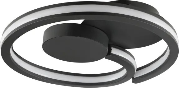 Brilliant - Plafonieră LED REVOLA, 33W, 230V, Ø 40 cm, neagră