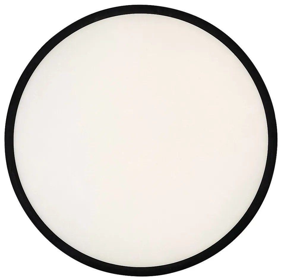 Plafoniera LED slim 50cm Paulos negru/alb