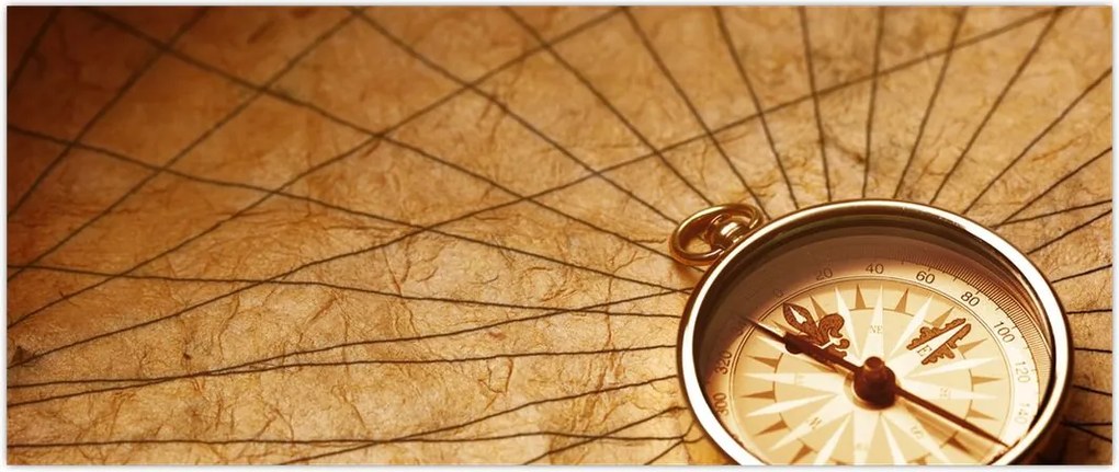 Tablou - Compas (120x50 cm)