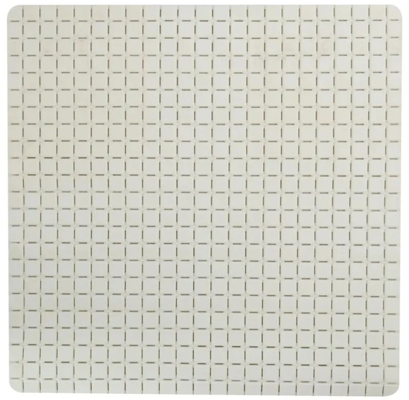 Spirella Covor de duș antiderapant QUADRO Premium,alb, 54 x 54 cm
