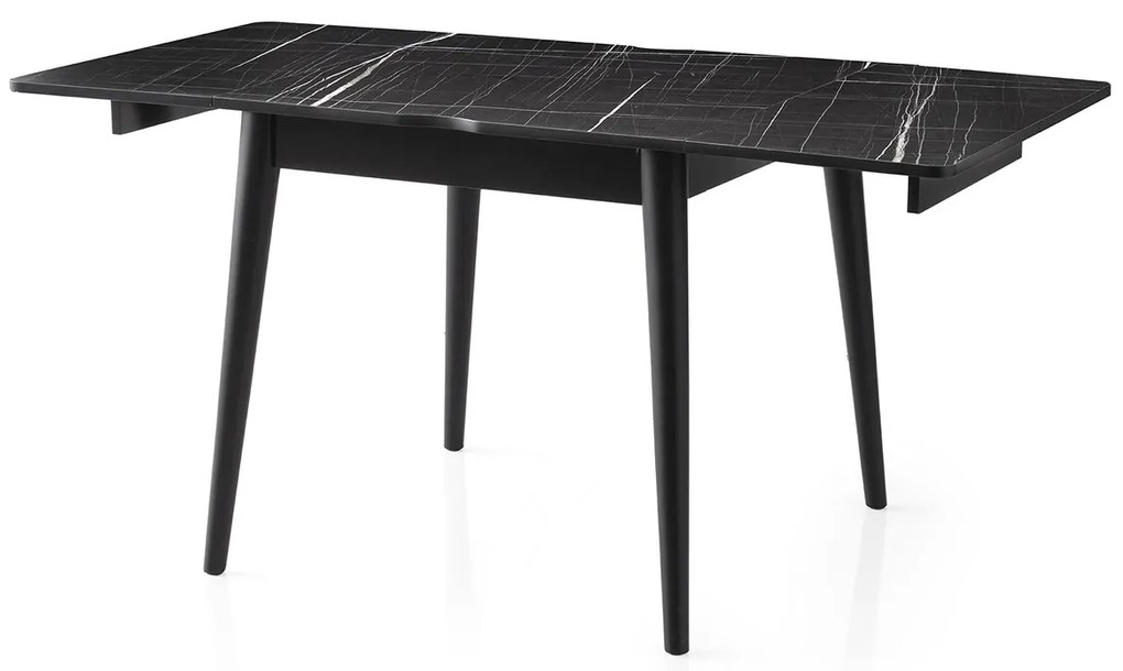 Masă de sufragerie Totem Black Marble