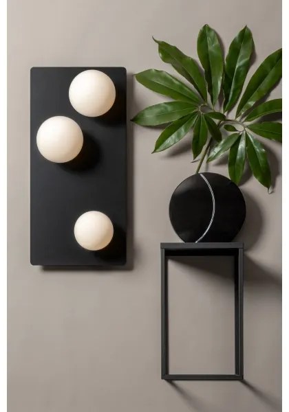 Plafonieră ARGON 3xG9/12W/230V neagră