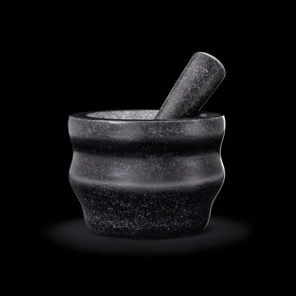 Cole&Mason - Pistil granit cu pistil, pr. 18 cm, granit negru