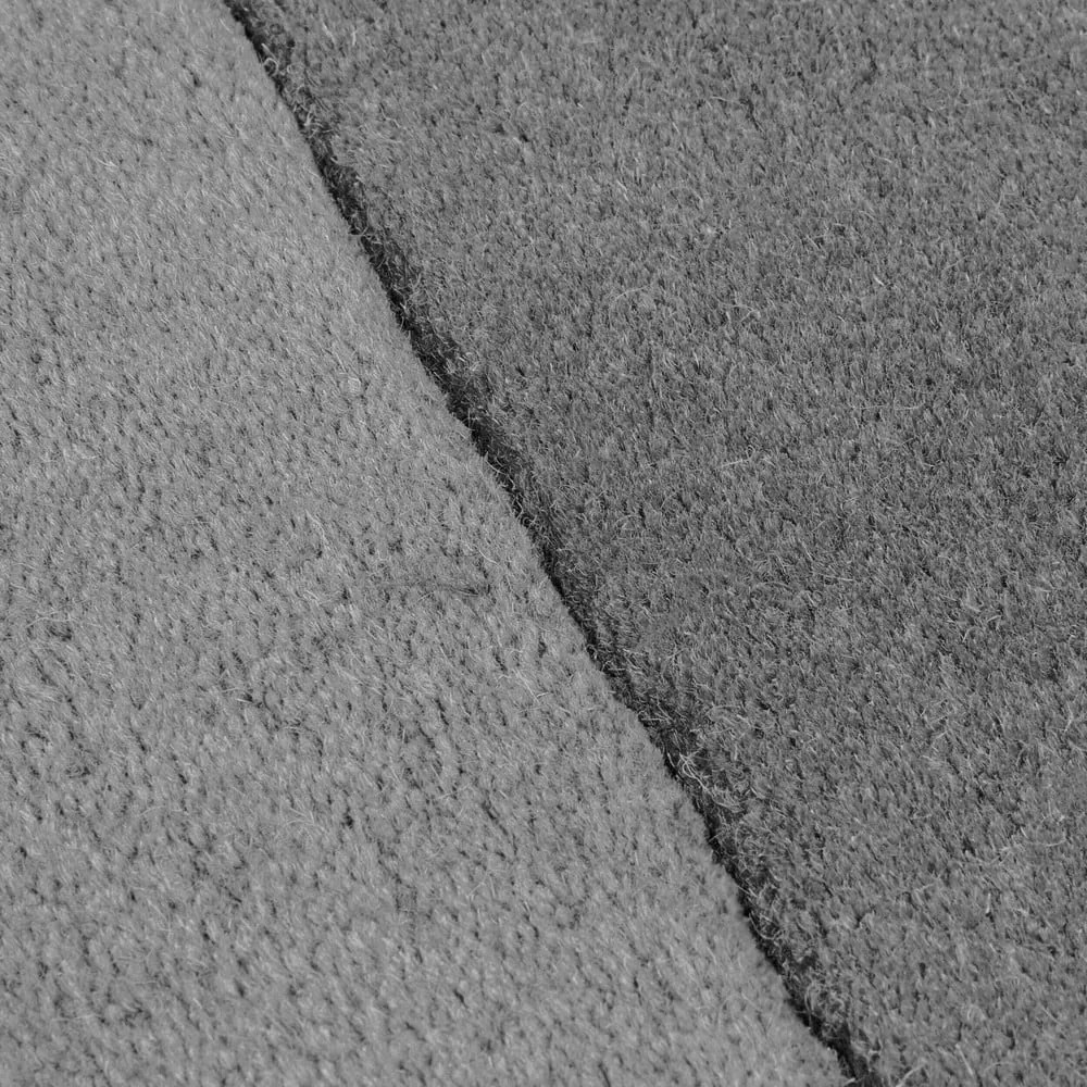 Covor negru/gri țesut manual din lână 200x290 cm Lozenge Monochrome – Flair Rugs