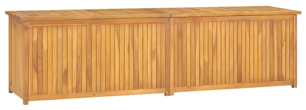 318735 vidaXL Cutie de grădină, 200x50x55 cm, lemn masiv de tec