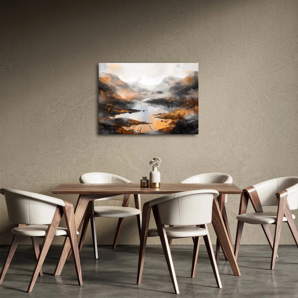 Tablou - Pictura peisajelor montane (70x50 cm)