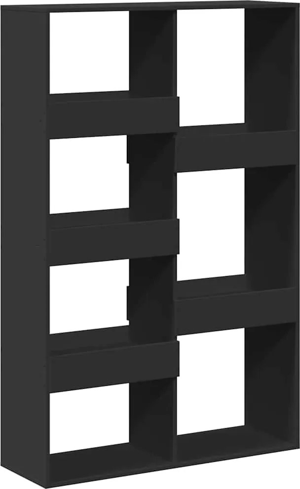 vidaXL Separator de cameră, negru, 100x33x155,5 cm, lemn prelucrat