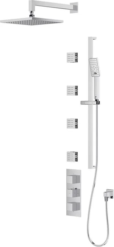 Sistem de dus incastrat Omnires Fresh 4 dusuri laterale si para cu 2 functii