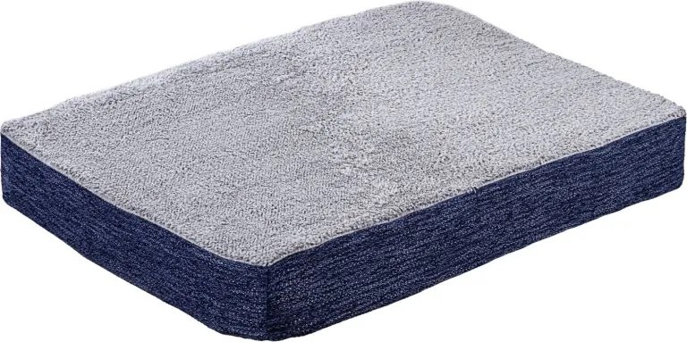 Pat confortabil pentru animale Petstuff, 100x65 cm, albastru