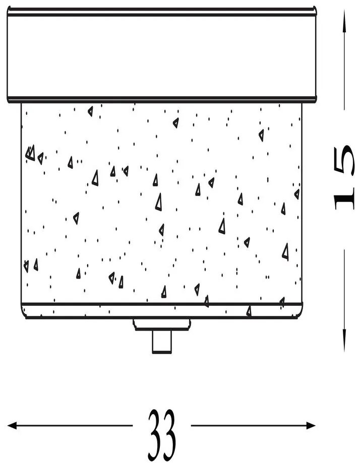 Plafoniera baie metal alama antique sticla IP44 Preston 2L