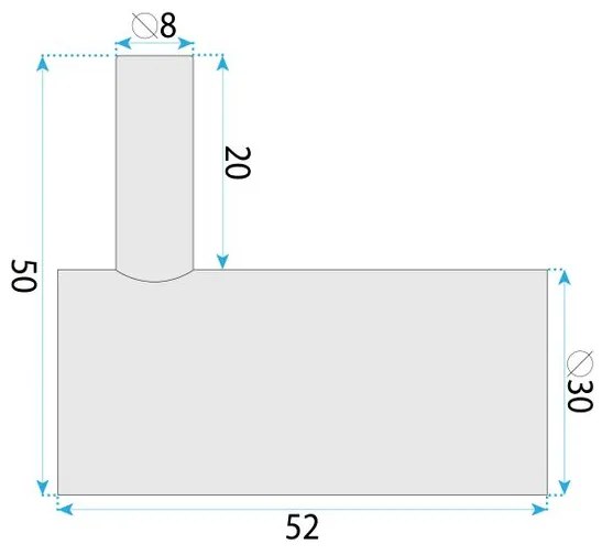 Cuier de baie 9706 Prism crom periat