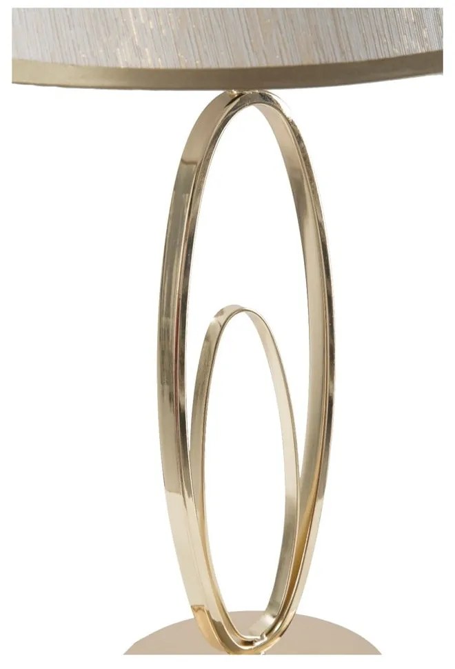 Veioză cu o construcție aurie Mauro Ferretti Flush, alb