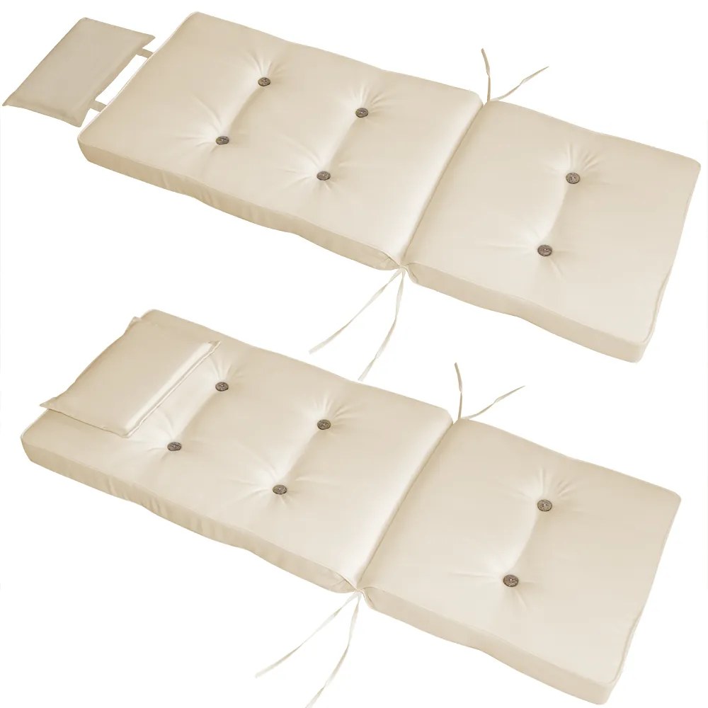 Deuba Set 2 perne - crema
