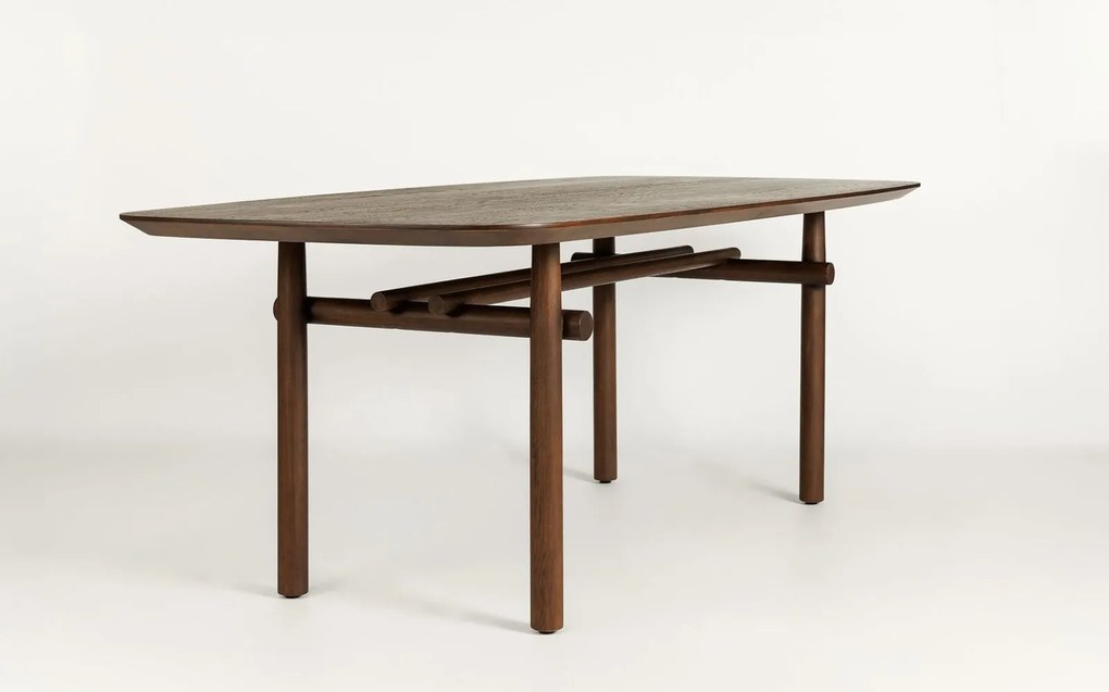 Masă lemn masiv Steekla – 220/, 280 × 100 × 75 cm - 280×100×75
