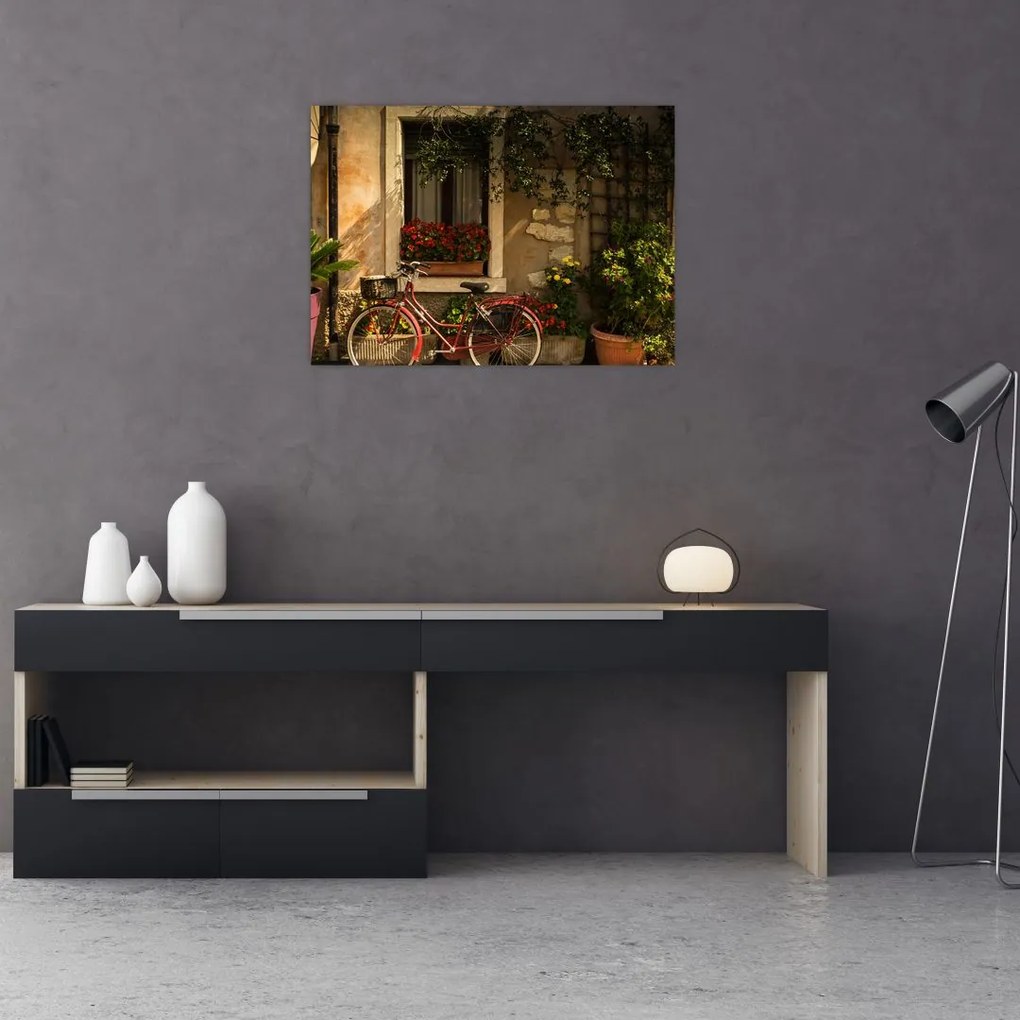Tablou pe sticlă - Italia pitorească (70x50 cm)