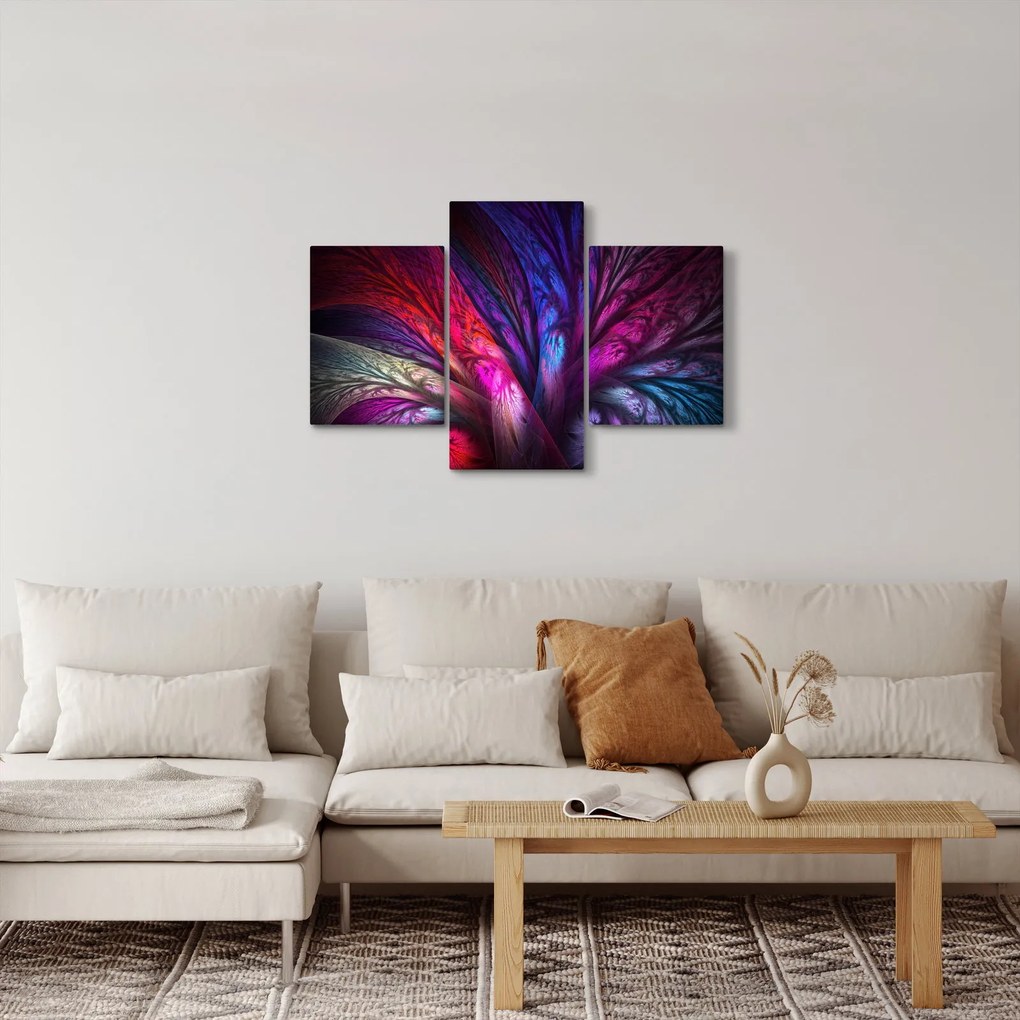 Tabloul abstract cu copacul (90x60 cm)