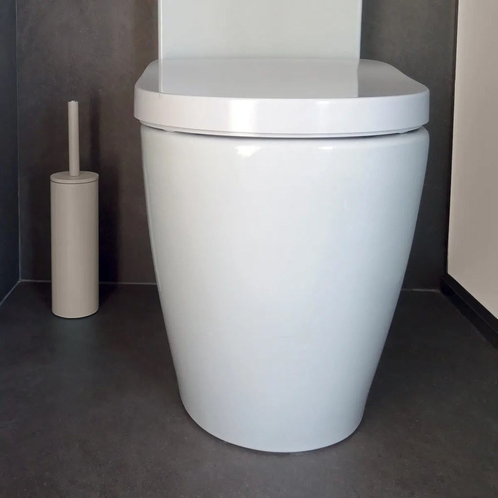 Spirella perie pentru WC Akira, gri-maro mat