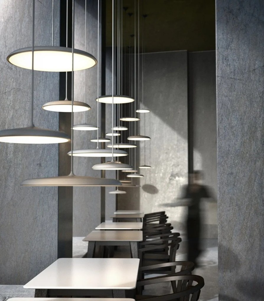 Lustra, Pendul LED, Design Nordic Minimalist, Artist 40cm Negru