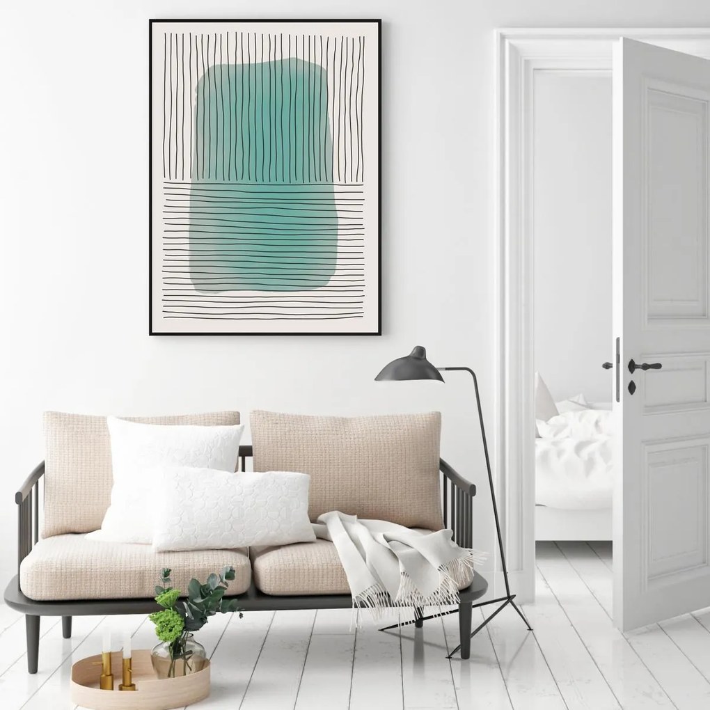 Poster - Abstracție pictată (A4)