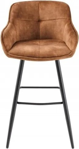 Set 2 scaune de bar Euphoria maro