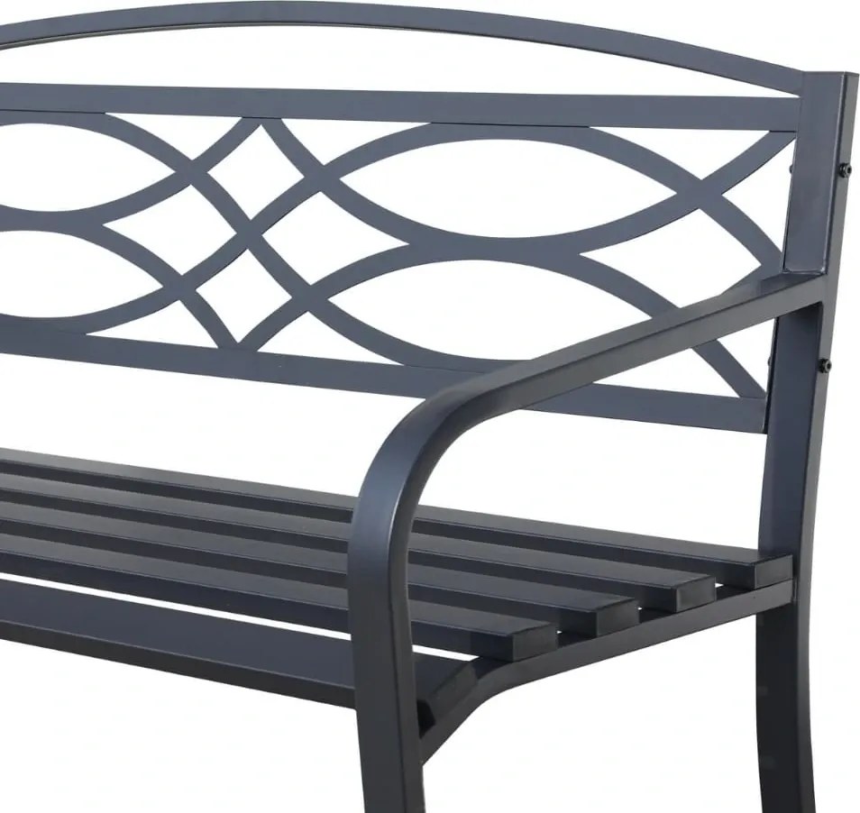 Banca de gradina Renzo, neagra