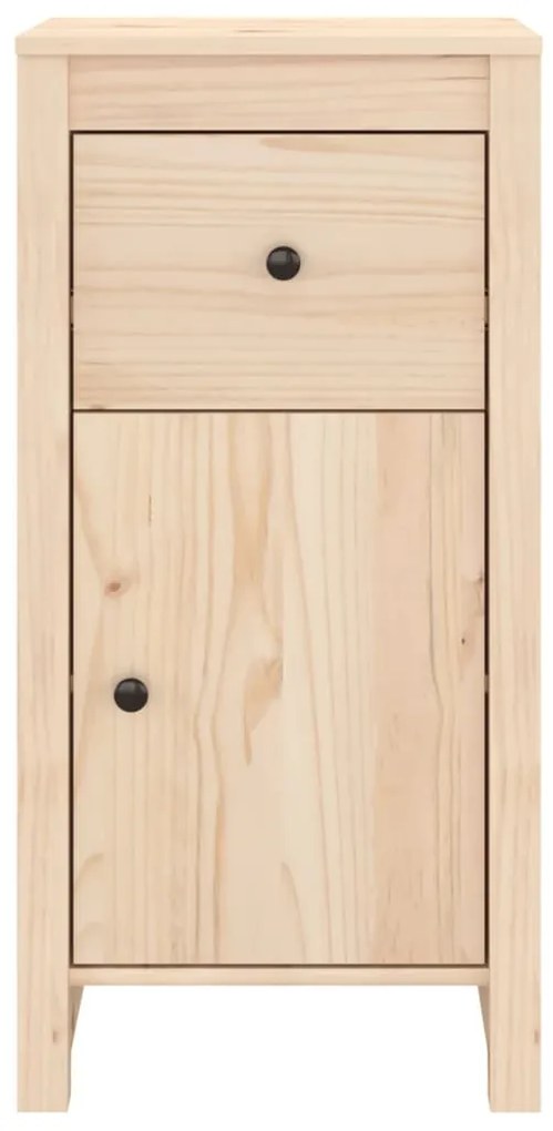 Servante, 2 buc., 40x35x80 cm, lemn masiv de pin 2, Maro, Noptiera