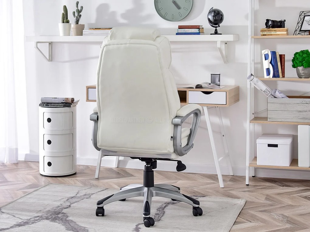 Fotoliu Hamilton (alb + gri). 1109940