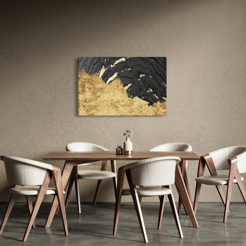 Tablou - Structura de aur N⁰1 (90x60 cm)