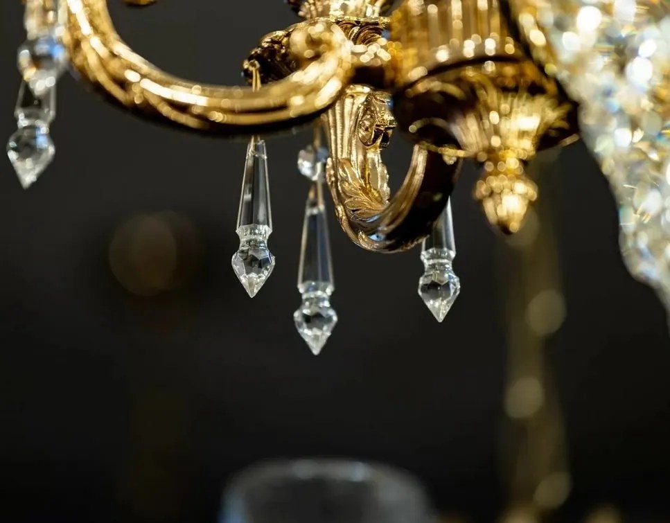Candelabru LUX realizat manual cu cristale Scholer Empire