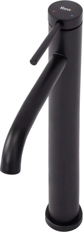 Baterie inalta lavoar negru mat Rea Clif