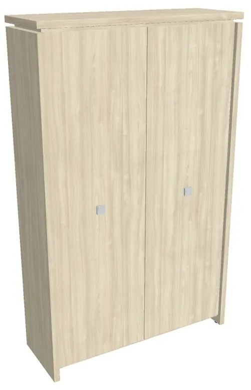 Dulap înalt pentru haine Verno 128 x 46 x 210 cm, salcâm