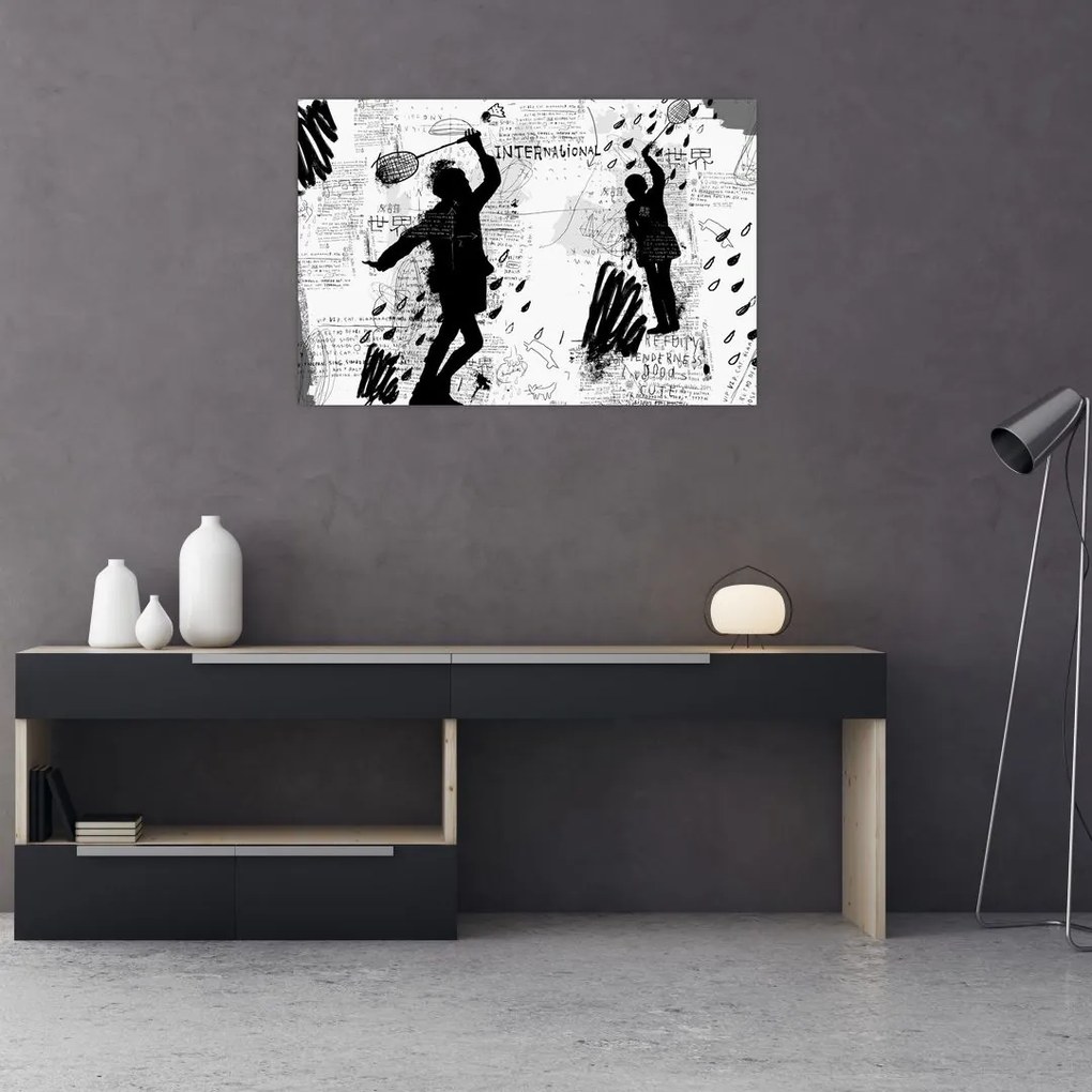 Tablou - Artă stradală - zarvă (90x60 cm)