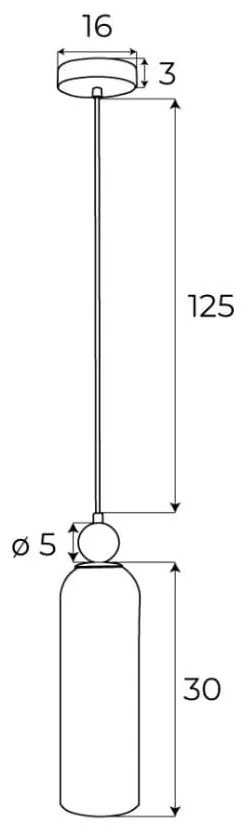 Pendul design modern CAMPANILA, sampanie