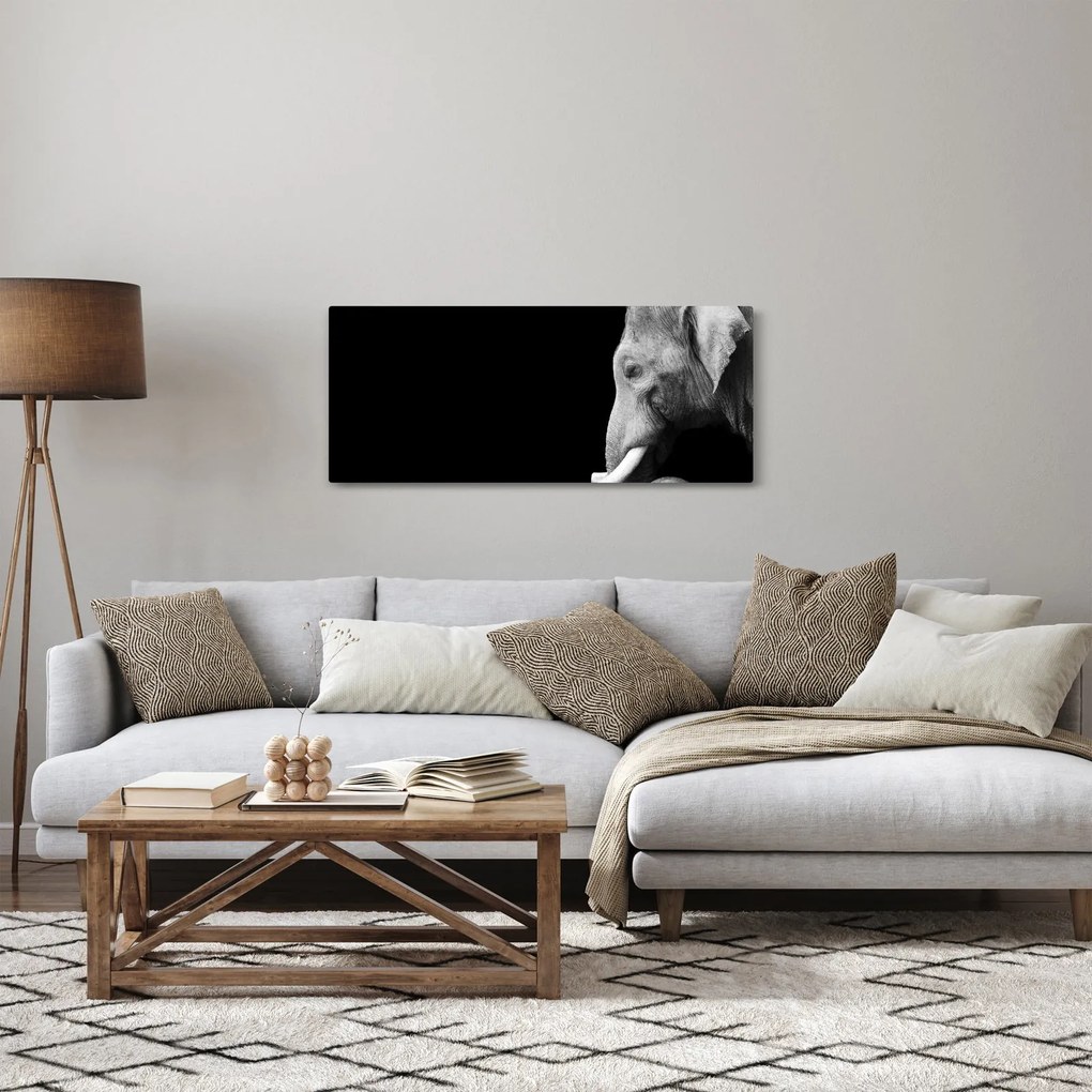 Tablou - Elefant (120x50 cm)