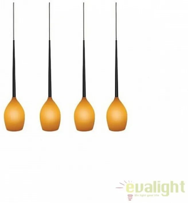 Lustra moderna Izza 4 Amber