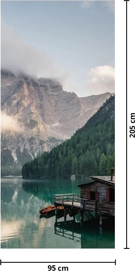 Fototapet pentru ușă - Lake Prags (95x205cm)