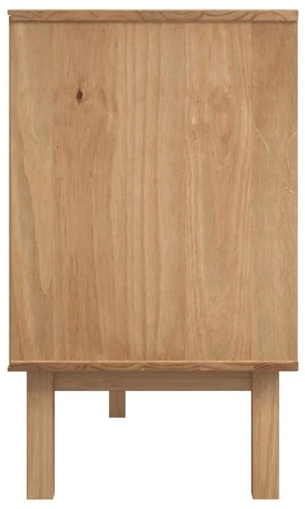 Servanta, 114x43x73,5 cm, lemn masiv de pin 1, Maro
