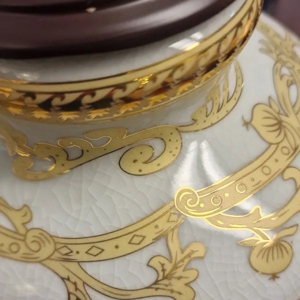 Lampă de masă Elstead GOLD-THISTLE-TL GOLDTHISTLE 1xE27/60W/230V