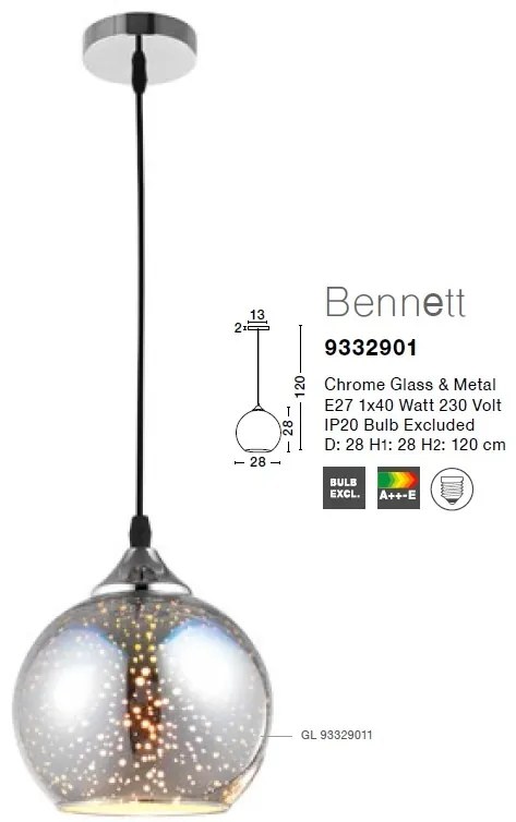 Lustra / Pendul modern design decorativ Bennett NVL-9332901